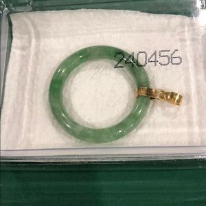 This is real Jade and real Gold 18k